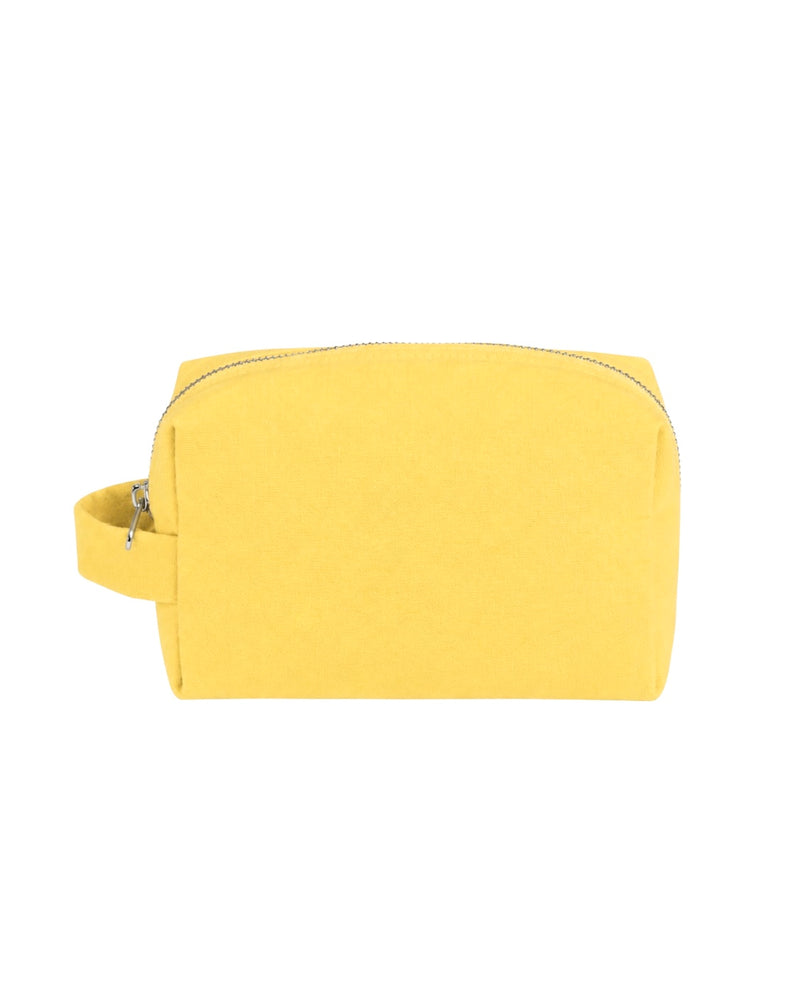 Emilio Yellow EmiPouch, quilted cotton kids travel pouch