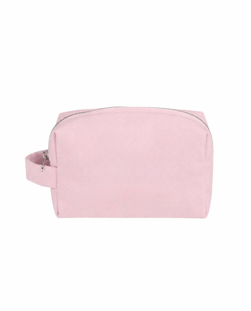 Emilio Pink EmiPouch, quilted cotton kids travel pouch