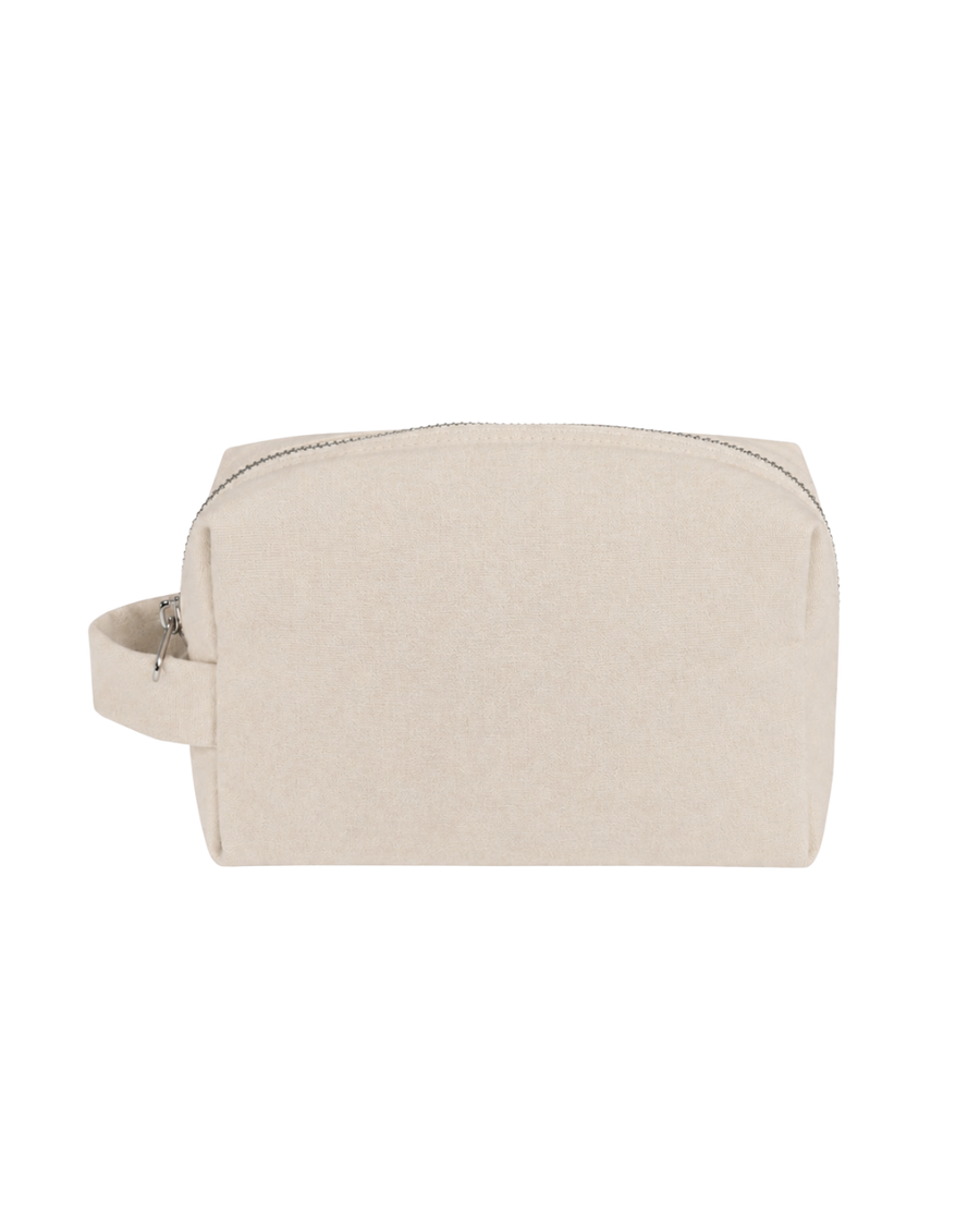 Emilio Beige EmiPouch, quilted cotton kids travel pouch